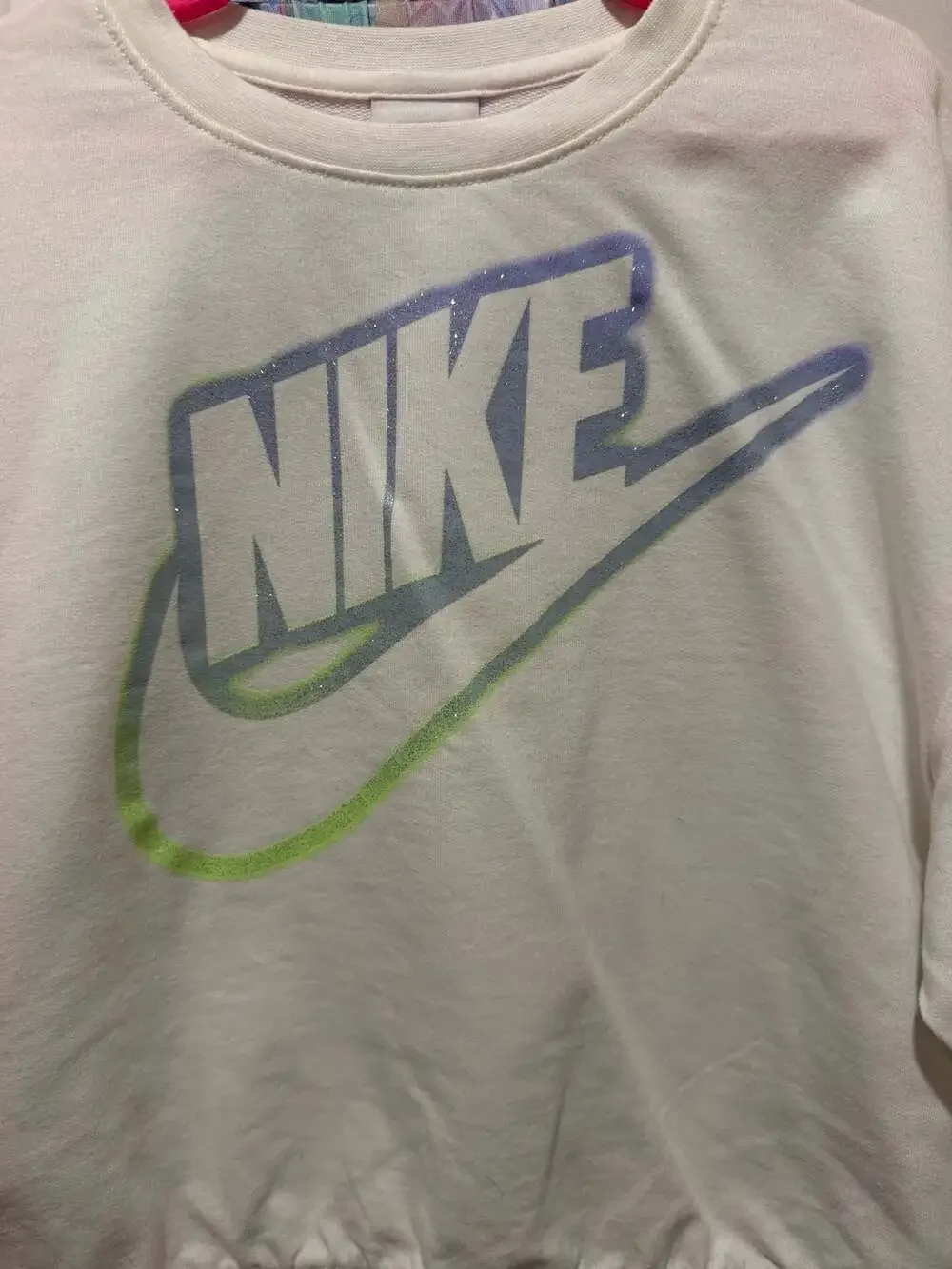 Nike Girls Long Sleeve Crewneck Sweatshirt and Leggings 2-Piece Set